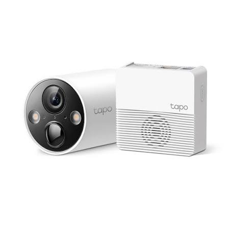 Kit de Cámara de Vigilancia Exterior a Batería Tapo C420S1 2K QHD