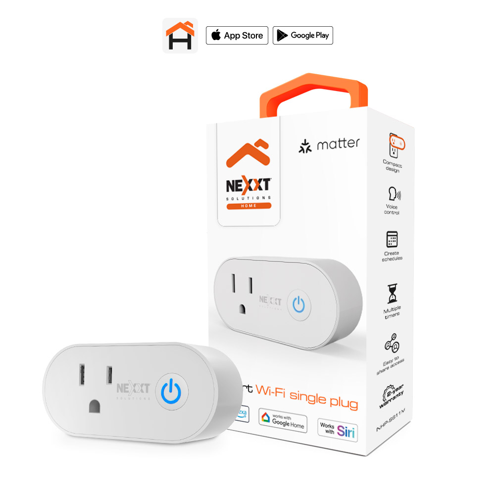Interruptor Inteligente de Pared Nexxt Solutions NHP-S611M Wi-Fi 2.4 GHz