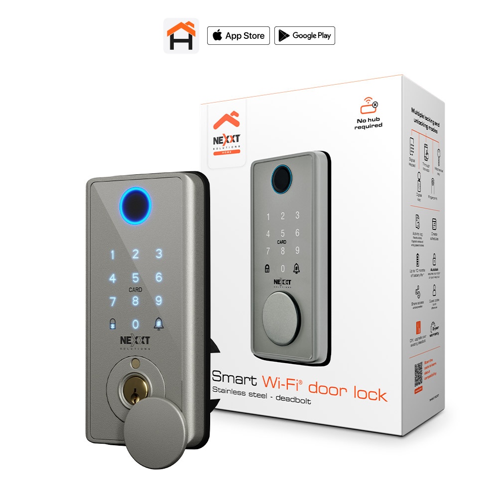 Cerradura Wi-Fi Inteligente Nexxt Solutions Home NHS-D150 ST