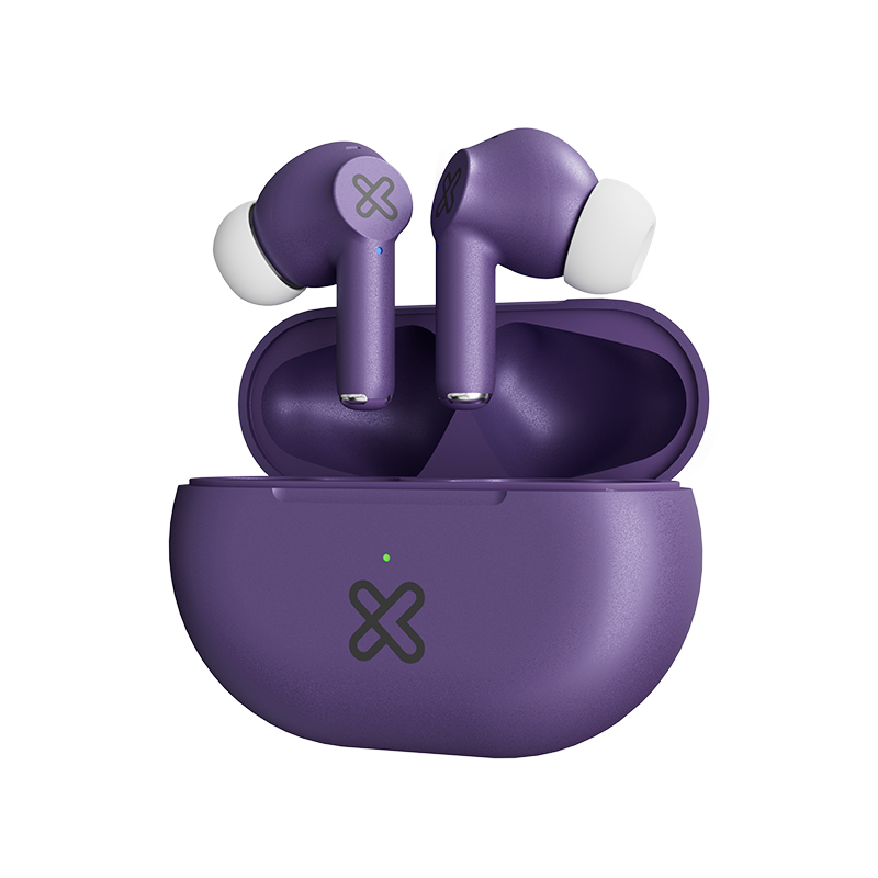 Audífonos Inalámbricos Klip Xtreme Buds-Fi Morado Bluetooth 5.4