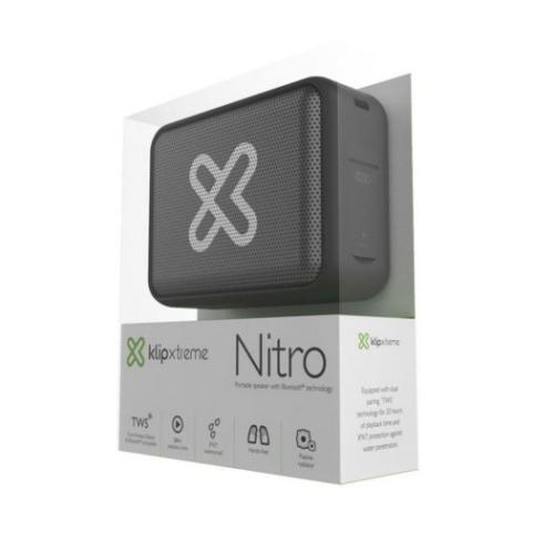 Bocina Inalámbrica de Bolsillo Klip Xtreme Nitro