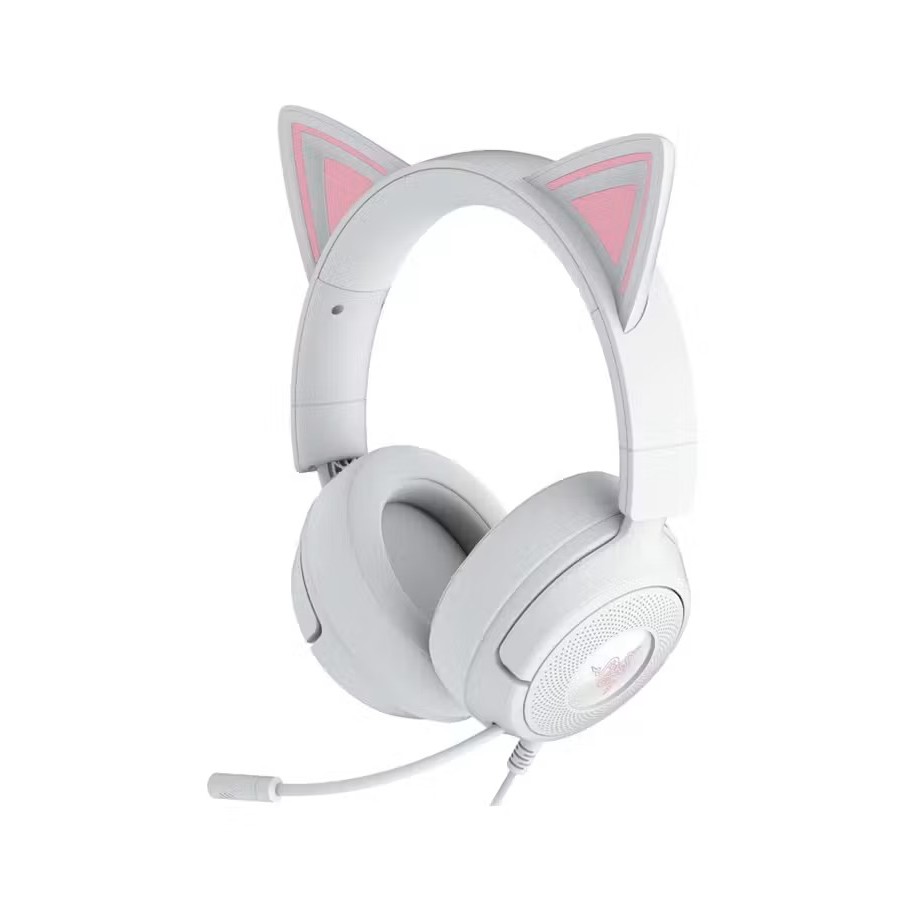 Audífonos Alámbricos Razer Kraken Kitty V3 X Blanco 3.5mm