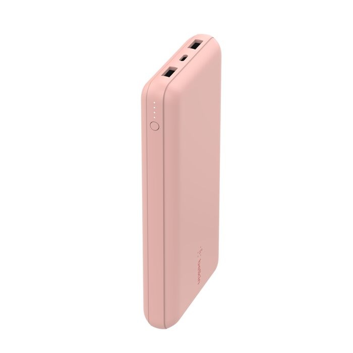 Batería Externa Belkin BoostCharge 20K 15W Oro Rosa USB-A/C 