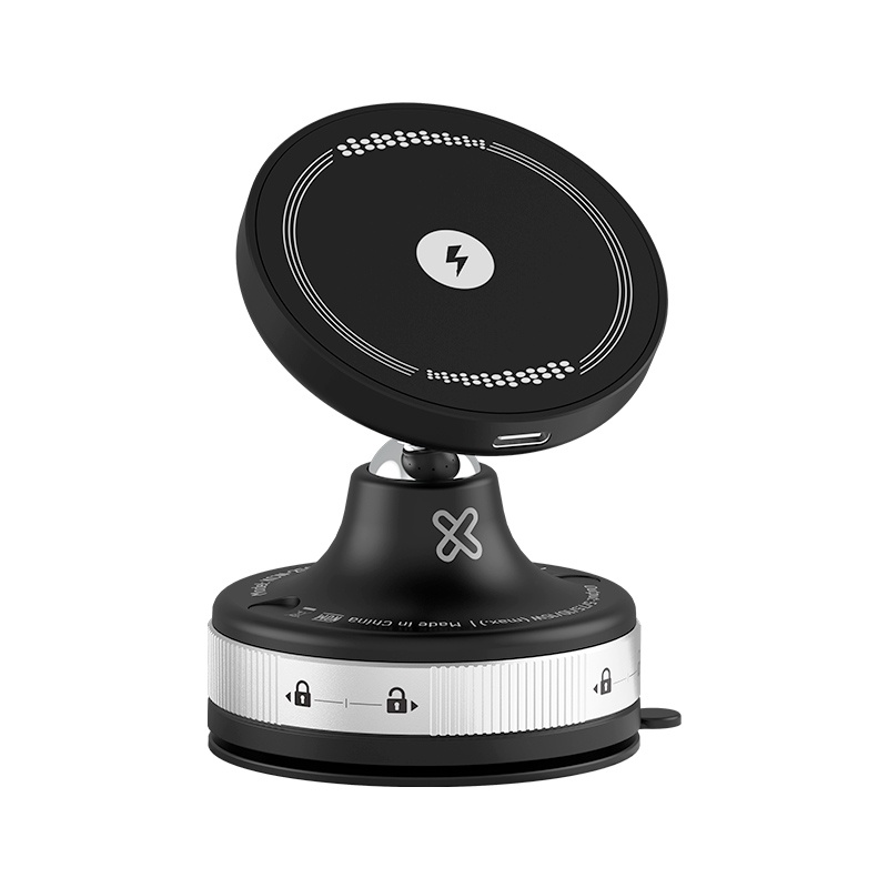 Soporte para Carro con Cargador Inalámbrico Klip Xtreme PowerCar Dock KCW-250 15W USB-C