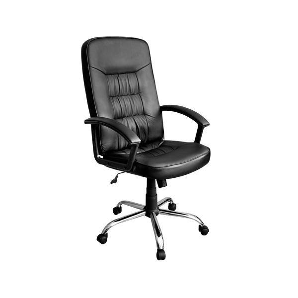 Silla Ejecutiva Ergonómica Xtech Calabria de Símil Cuero con Altura Neumática, Negra