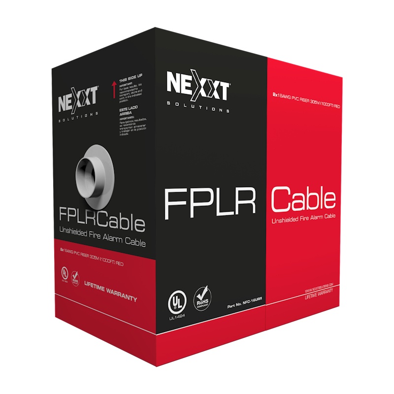 Cable para Sistema de Alarma FPLR sin Blindaje Nexxt Solutions 16 AWG 305m