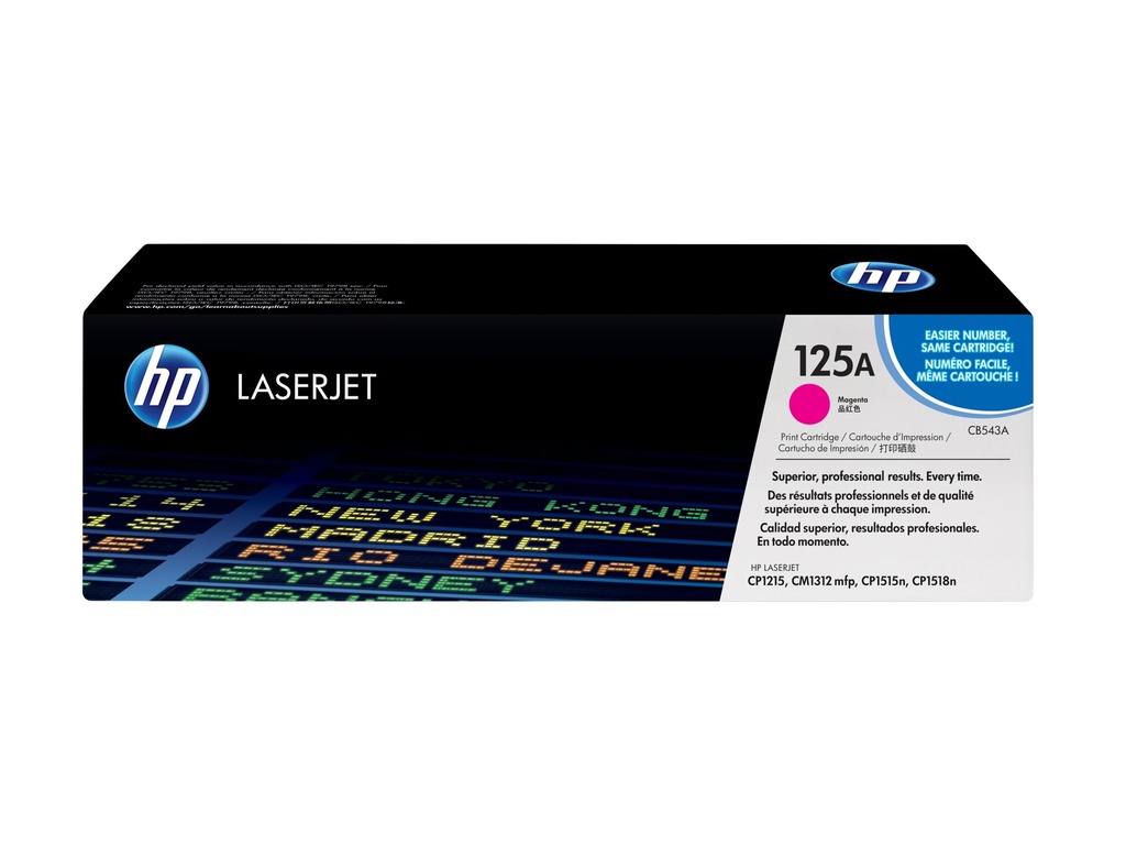 Tóner HP 125A Magenta para HP Color LaserJet