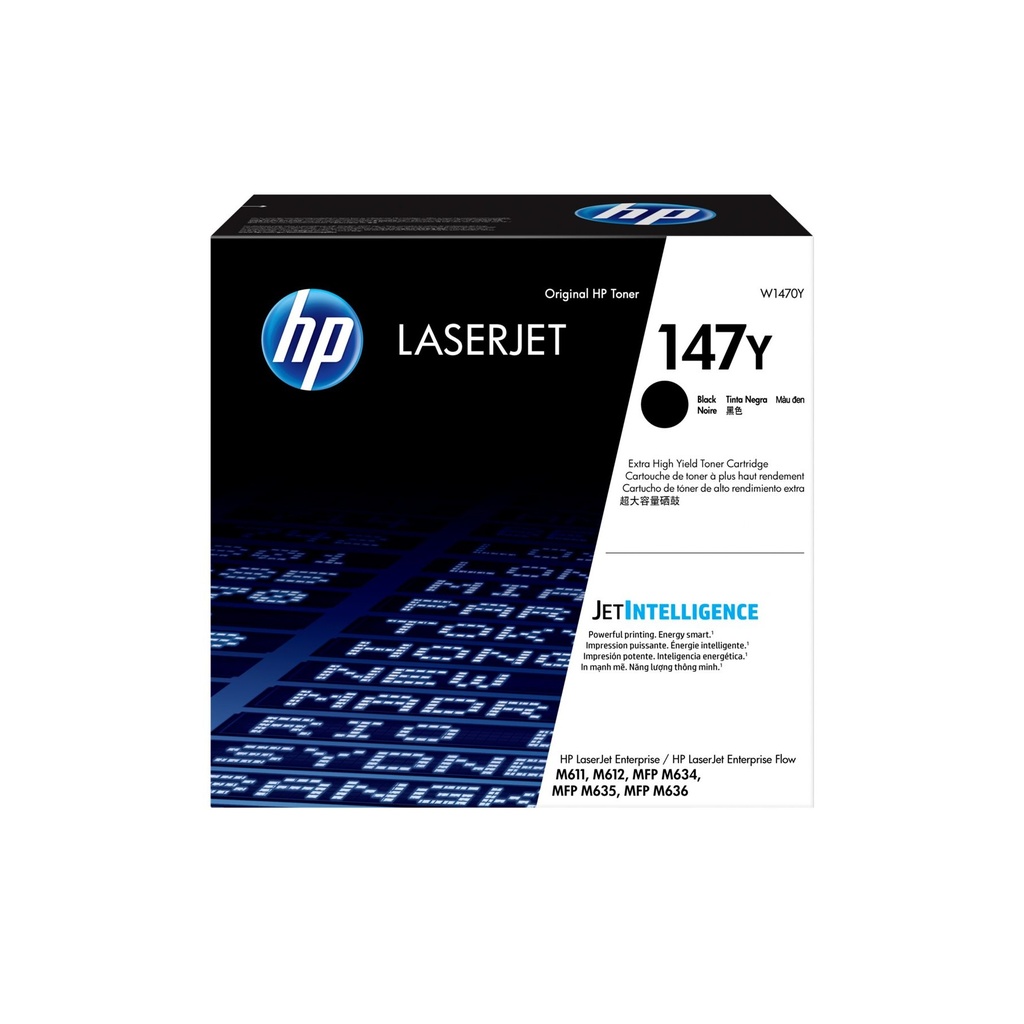 Tóner HP 147Y Negro de Extra Alta Capacidad con JetIntelligence