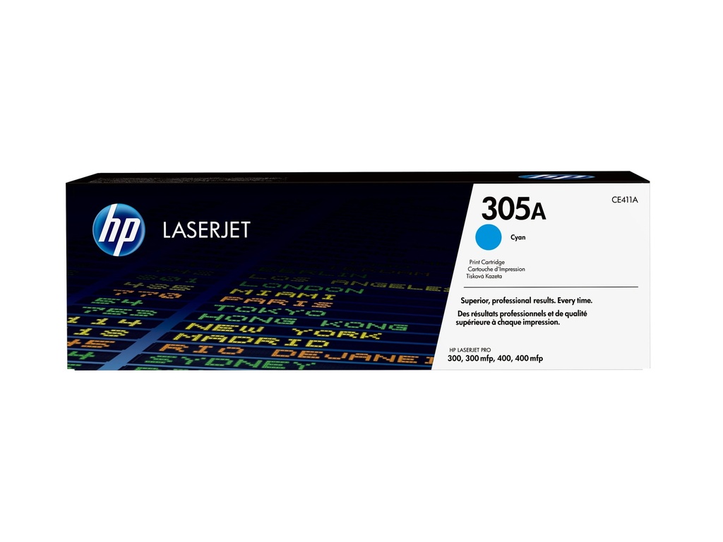 Tóner HP 305A Cian de Capacidad Estándar