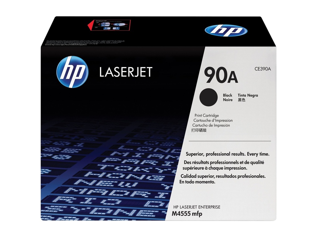 Tóner HP 90A Negro de Capacidad Estándar