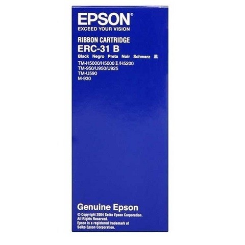 Cinta de Impresión Epson ERC-31B Negro