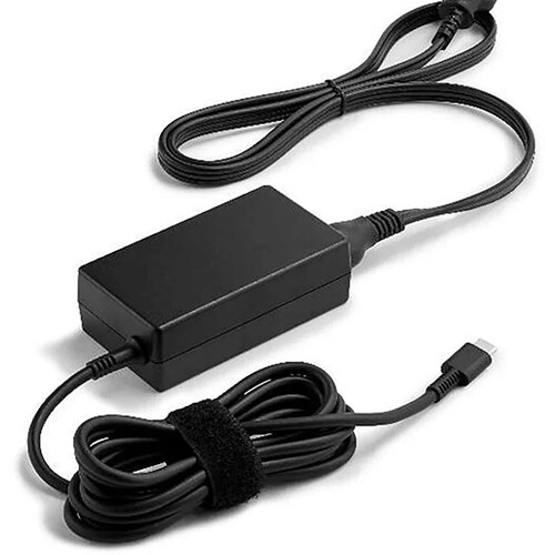 Kit de Adaptador de Corriente y Cable HP Poly USB-C de 65W (Negro)