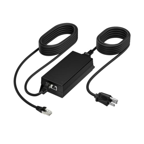 Inyector de Red Adaptador Poly PoE++ 65W 2.5G con Cable Cat6a