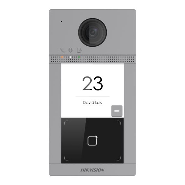 Videoportero IP Hikvision DS-KV8113-WME1 con Botón de Llamada