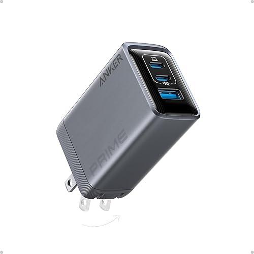 Cargador de Pared Anker Prime 100W GaN de 3 Puertos