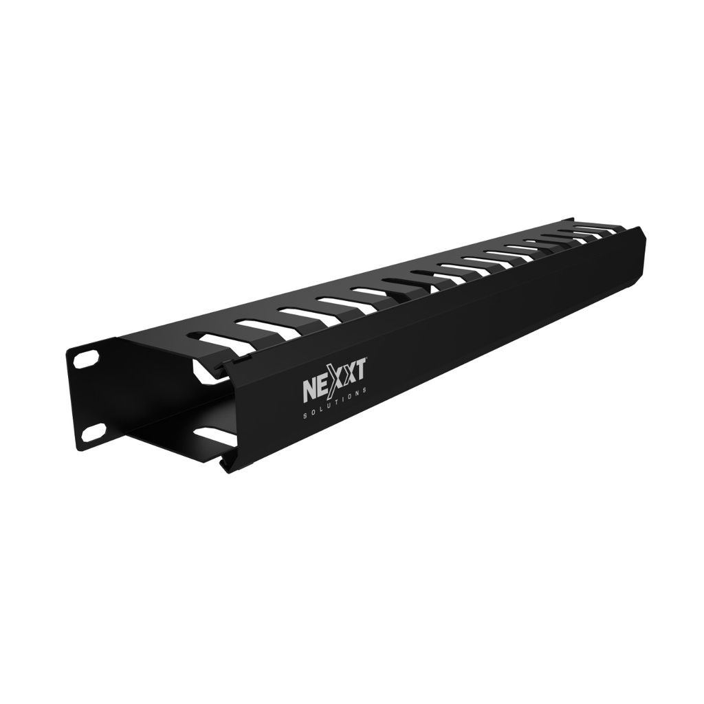 Organizador de Cables Horizontal Nexxt Professional Negro (1U)