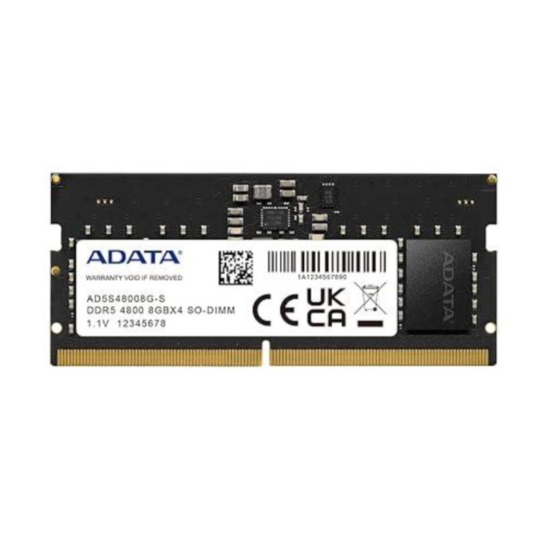 Memoria RAM ADATA DDR5 de 8 GB a 5600 MHz para laptop
