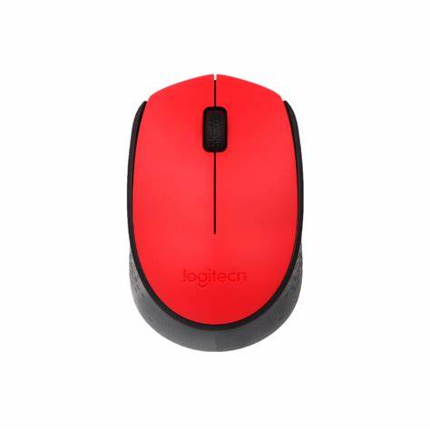 Mouse Logitech M170 Inalámbrico USB Rojo
