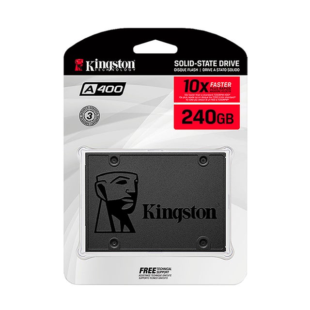 Unidad de Estado Solido Kingston A400 2.5" SATA 6GB/S 240GB