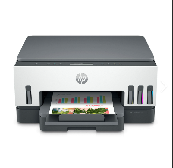 Impresora Multifuncional H.P. Smart Tank 720 USB, Wi-Fi