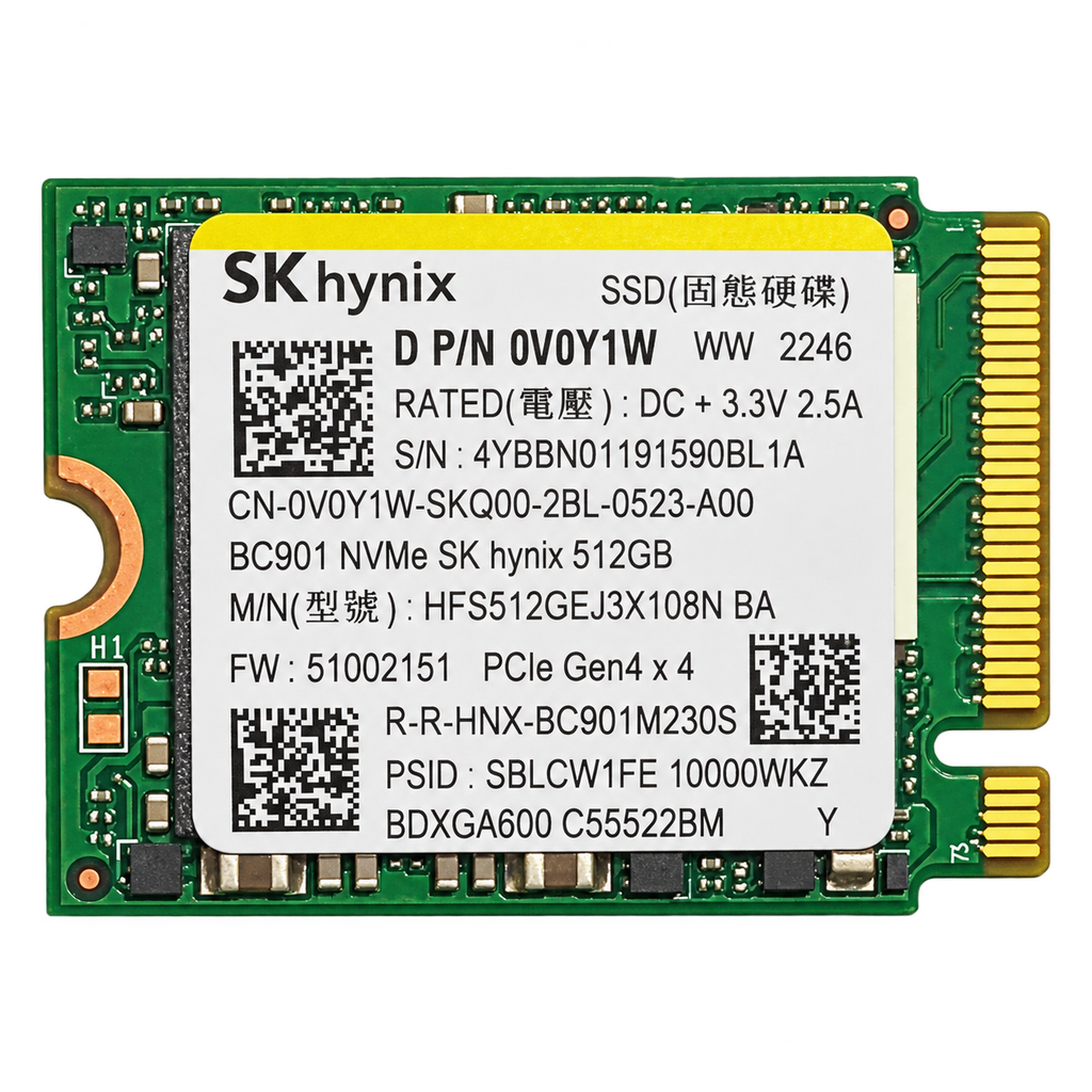 Unidad de Estado Solido SK Hynix HFS512GE M.2 2230 De 512GB PCIEx NVMe
