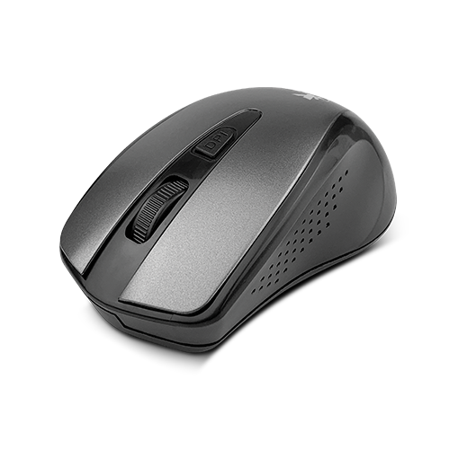 Mouse Inalámbrico Xtech Malta de 4 Botones Receptor USB Gris