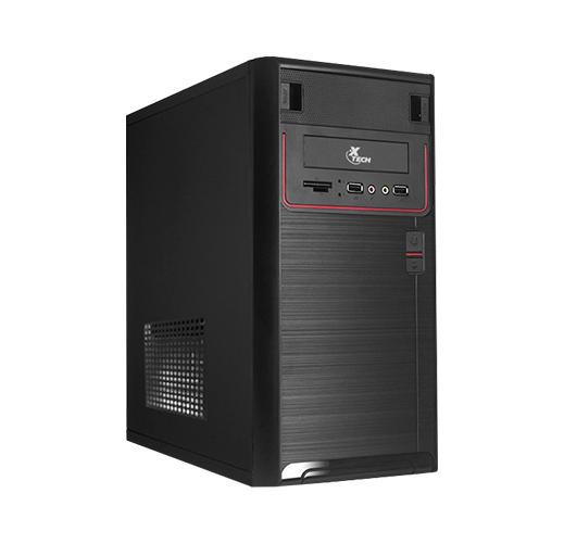 Case Xtech Micro ATX con Fuente de 600Watts Negro