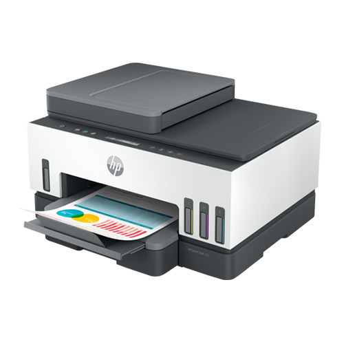 Impresora Multifuncional H.P Smart Tank 750 USB, Ethernet, Wi-Fi y Bluetooth