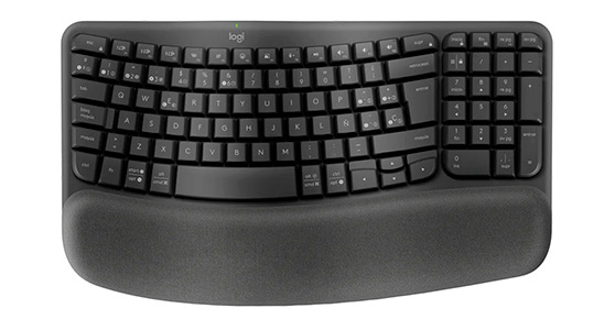 Teclado Inalámbrico Logitech Wave Keys Negro Español