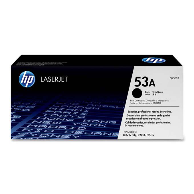 Cartucho de Tóner H.P. Laserjet Original Negro 53A
