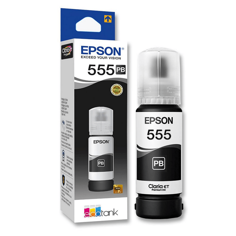 Botella de Tinta Epson T555120-AL Negro