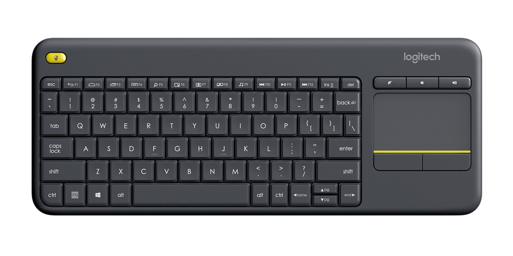 Teclado Inalámbrico Logitech k400 Plus con TouchPad