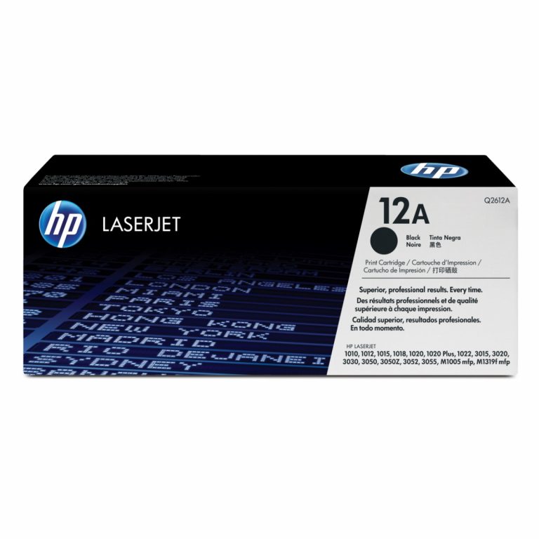 Cartucho de Tóner Original H.P. LaserJet Negro Q2612A =12A