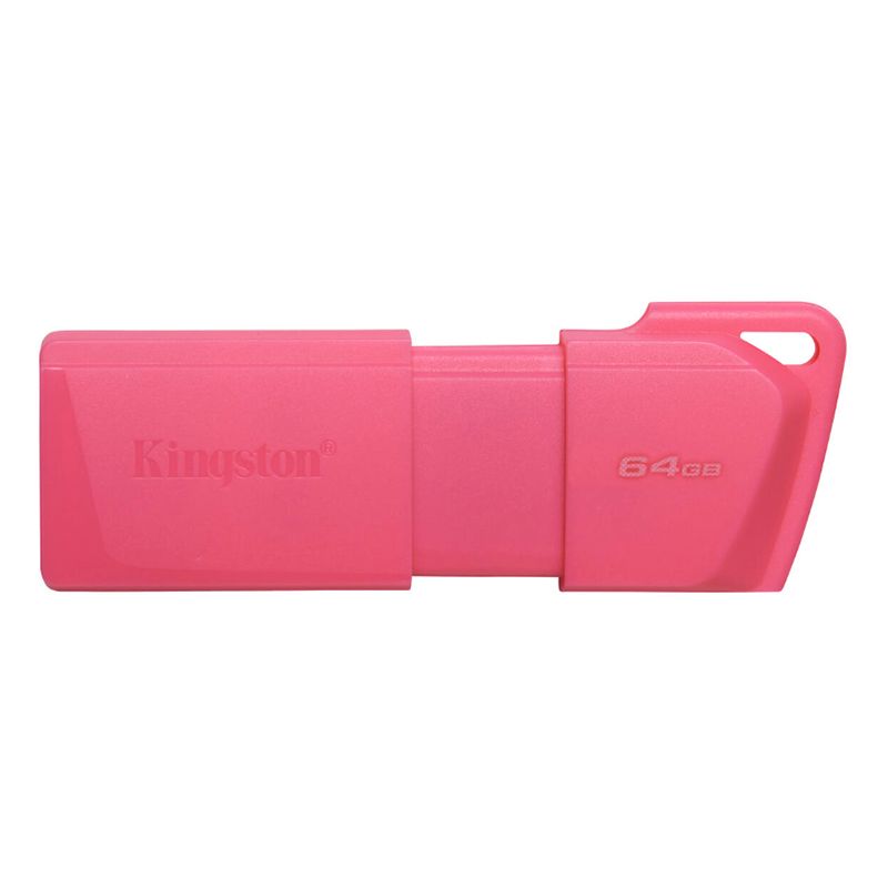 Memoria USB Kingston Data Traveler 64GB Interfaz USB 3.2 Gen 1 tipo A Temperaturas de operación 0 a 60C Temperatura de Almacenamiento -20 a 85 C Compatible con Windows® 11, 10 Rosado