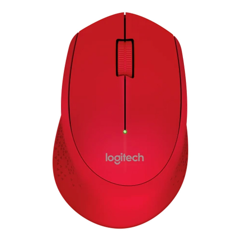 Mouse Logitech Óptico Dpi 1000 (Máx) 3 Botones Inalámbrico hasta 10m Rojo