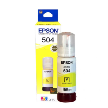 Botella de Tinta Epson Original T504420 Yellow 70ml