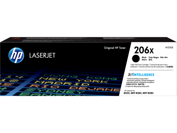 Cartucho de Toner HP 206X Negro de Alto Rendimiento LaserJet Original