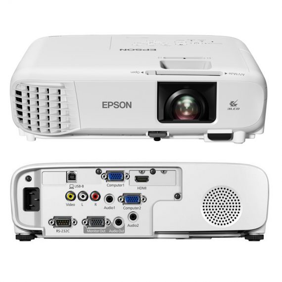 Proyector Epson PowerLite X49 3LCD XGA con HDMI 3600 Lúmenes