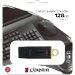 Memoria USB Kingston 128GB DataTraveler Exodia 3.2 Negro