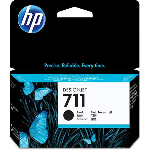 Cartucho de Tinta Original H.P. 711 Negro 80ml