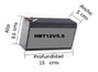 Batería HBT para UPS 12V 5.5Ah ABS Para BE600M1