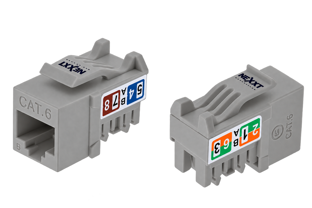 Keystone Jack Nexxt Solutions Infrastructure Cat6 Gris 1000 Mbps