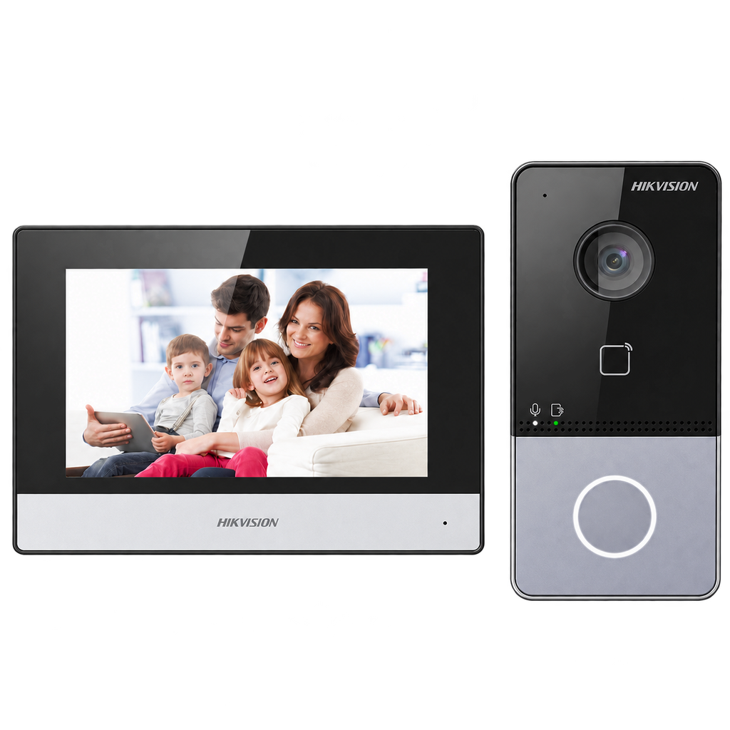 Sistema de intercomunicación de vídeo Hikvision 1024 × 600