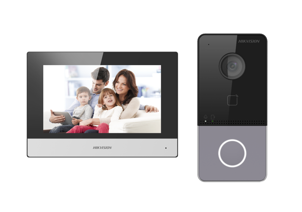 Sistema de intercomunicación de vídeo Hikvision 1024 × 600