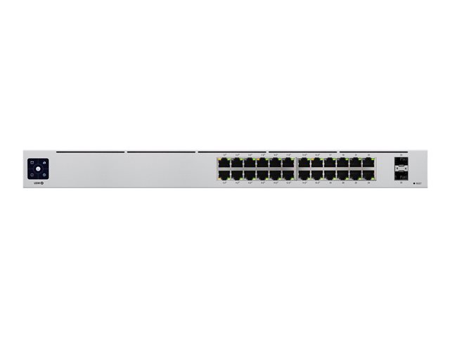 Switch Ubiquiti UniFi de 24 puertos RJ45 10/100/1000Mbps + 2 puertos SFP 1G