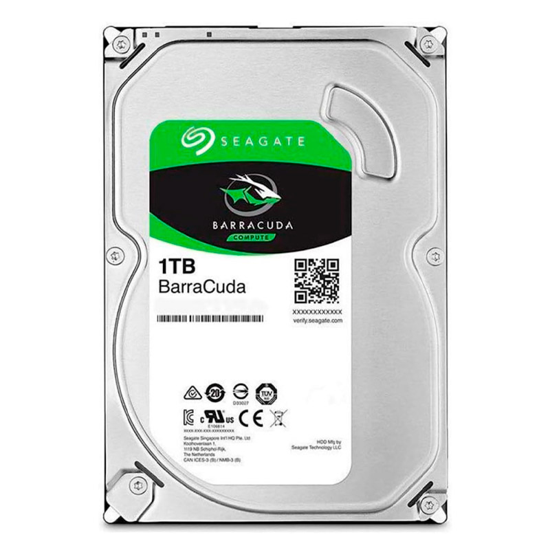 Disco Duro Seagate Barracuda SATA III 7200RPM 1TB 3.5"