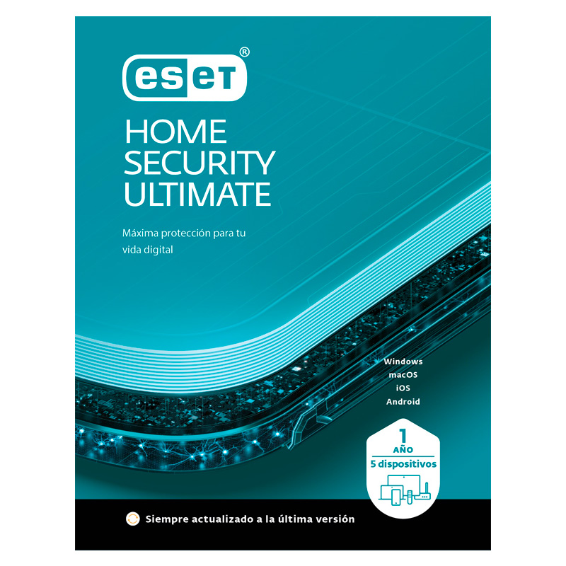 Licencia ESET Home Security Ultimate 5  *DIGITAL*  1 Año ESD