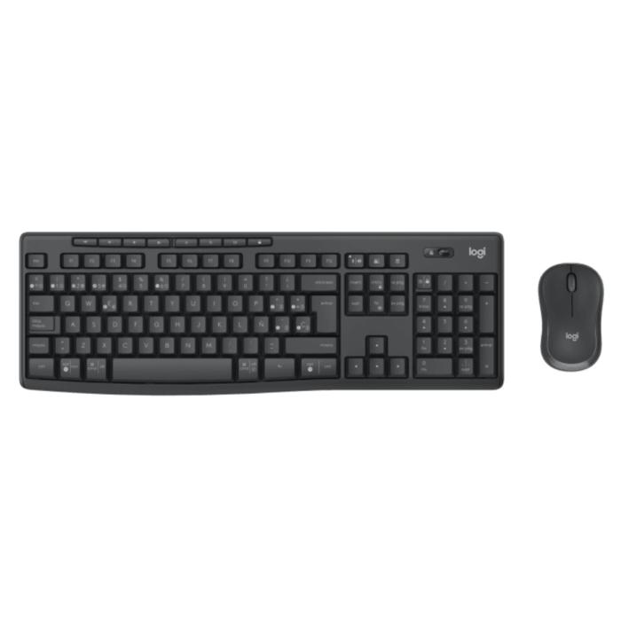 Combo De Teclado Y Mouse Inalámbricos Logitech MK370 Color Grafito Español