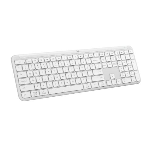 Teclado Logitech K950, Color Blanco, Español, Bluetooth, USB Logi Bolt