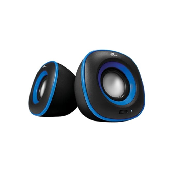 Bocinas para Computadora Xtech Spekter 3.5mm de 2.0 Canales Color Azul